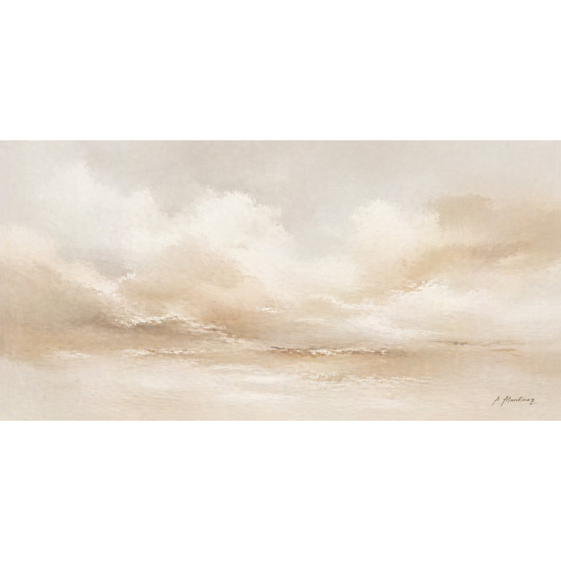 Art mural sur toile Cloudscape, H 24 po x l 48 po x P 1,5 po