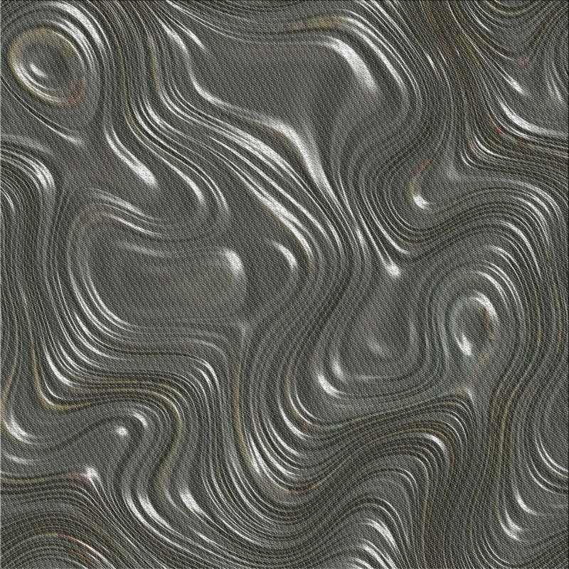 Tapis zone grise à motifs, Carré 4 pi