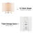 Snowhill 60.62'' Tray Table Floor Lamp-250761052