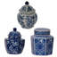 Urnes et pots en céramique bleu Waterhouse