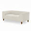 Modern Rectangular Pet Sofa With Backrest And Armrests, Soft Cushion For Small And Medium Dogs-938434399