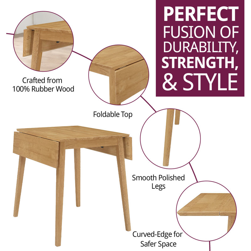 Ahwahnee Extendable Solid Wood Dining Table, Oak