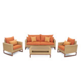 Milana Outdoor 4 - Piece Conversation Set