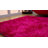 Sanford Hand Tufted Shag Polyester Eco-Friendly Area Rugs - Rectangle, Dark Pink Color, Plain Solid Design, High Pile Thick Handmade Anti Skid Area Rugs for Living Room, Bed Room-71863235