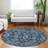 Malchow Washable Damask Indoor / Outdoor Rug-95853506