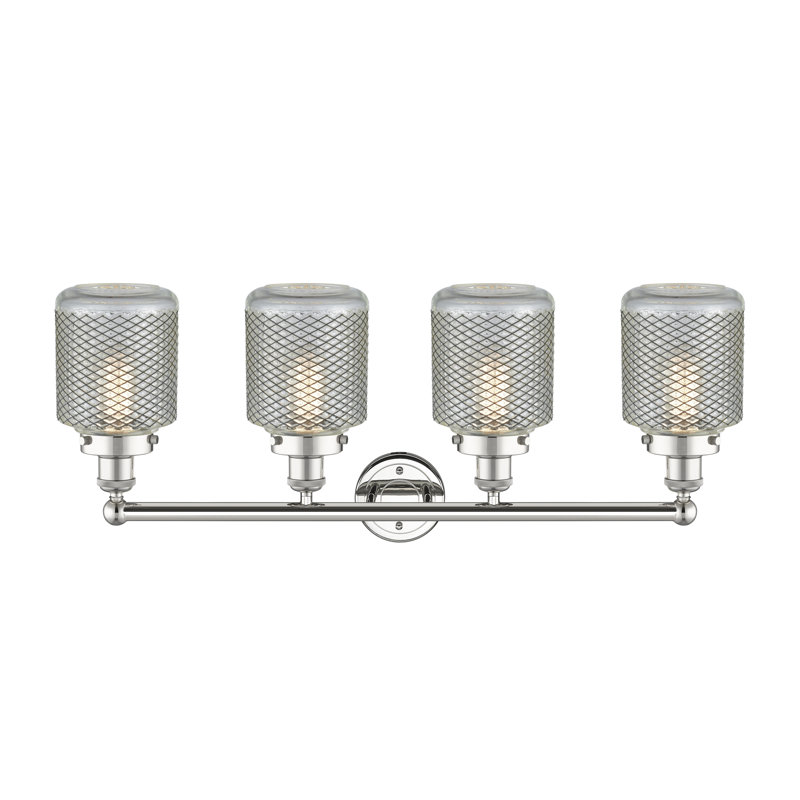 Dore 4 - Light Dimmable Vanity Light, Polished Nickel