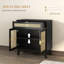 Buffet Boho avec portes en rotin-1920756286