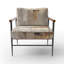 Chaise avec accoudoirs rembourrée Beige Christianity Cross Of Jessus I-1275685951