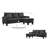 Sofa Chaise , BLACK