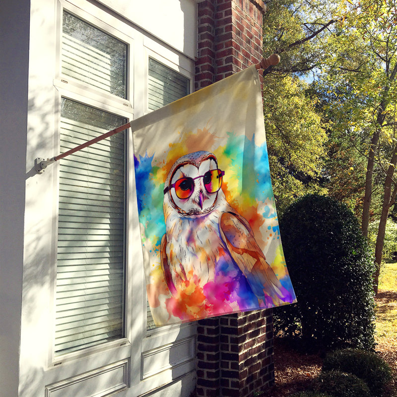 Drapeau de maison hippie