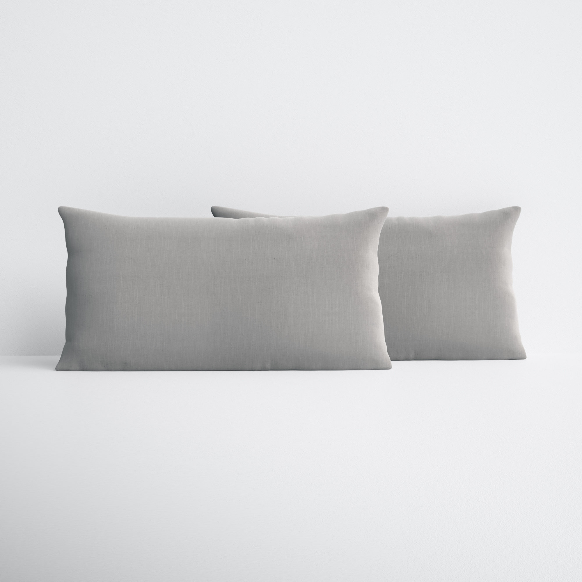 Easton Sunbrella® Indoor/Outdoor Lumbar Throw Pillow, 12" x 24", Cast Pumice