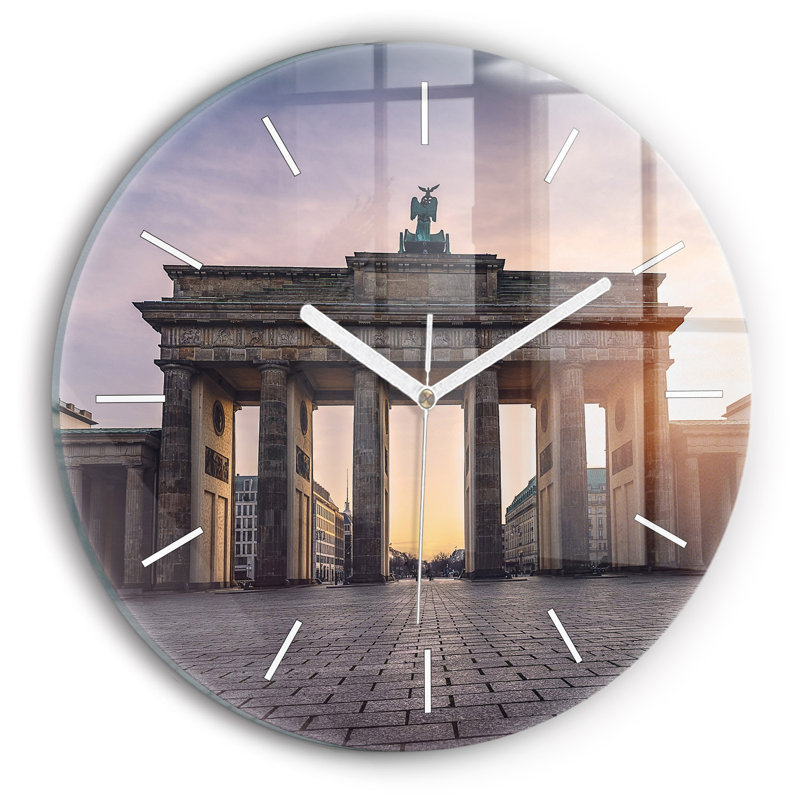 Glass Wall Clock