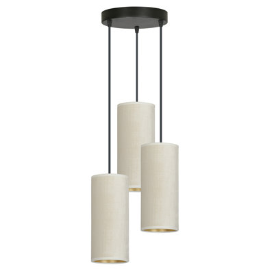 Ealidh 3 - Light Steel Cluster Pendant