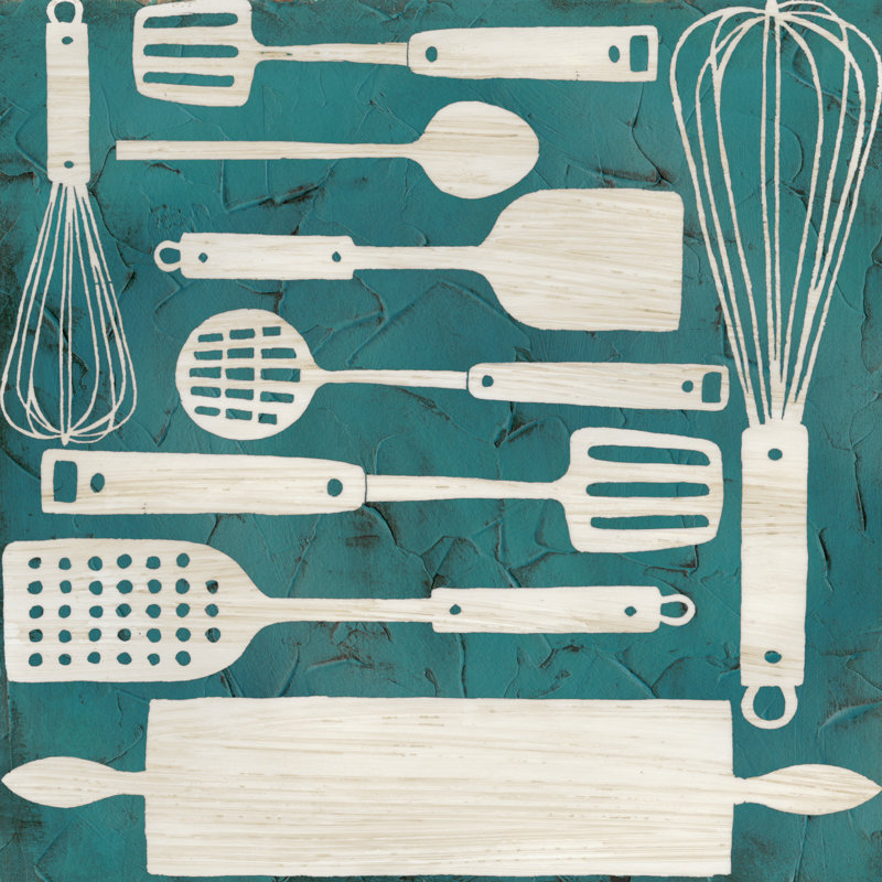 Kitchen Kitsch IV, H 30 po x l 30 po x P 1,25 po