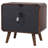 Dark Walnut 2-drawer Nightstand