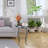 Mehcad Round 35.5Cm L Outdoor Bistro Table