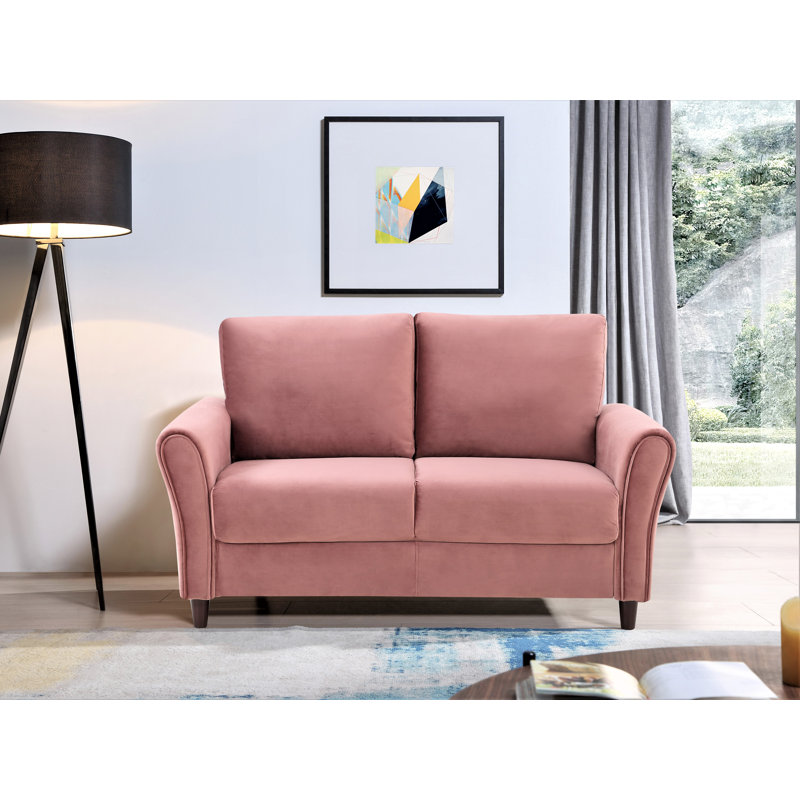 Canapé à accoudoirs évasés William Street, Gris, 33,46 po x 58,27 po x 30,32 po
