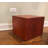 12" Apple Wood Cube Pedestal Display Glorifier Riser Stand Easy Assembly Required