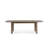 Egremt Extendable Solid Reclaimed Wood Dining Table-1382880428