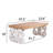 Wood Coffee Table – 47" Rectangular Table