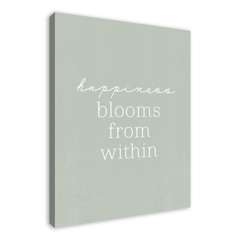 «Happiness from intérieur», reproduction sur toile, H 40 po x l 30 po