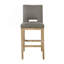 Tabouret de comptoir, ensemble de 2, tissu-236995839-236995832