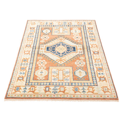 One Of A Kind Jules Serapi Copper 5'5" x 7'10"Area Rug