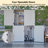 Rust Proof Resin Garden Equipment Storage - Weatherproof