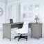Bureau en L 60W avec rangement gris Cape Cod-2063501026
