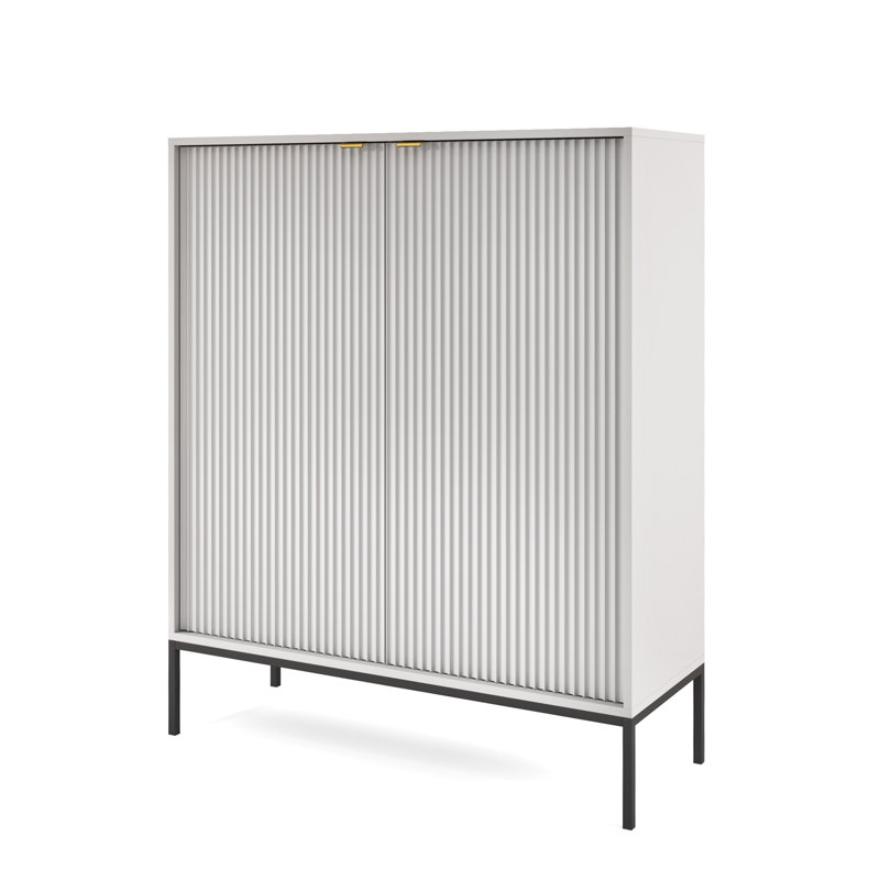 Lineham 104 Cm Wide Highboard, Grey