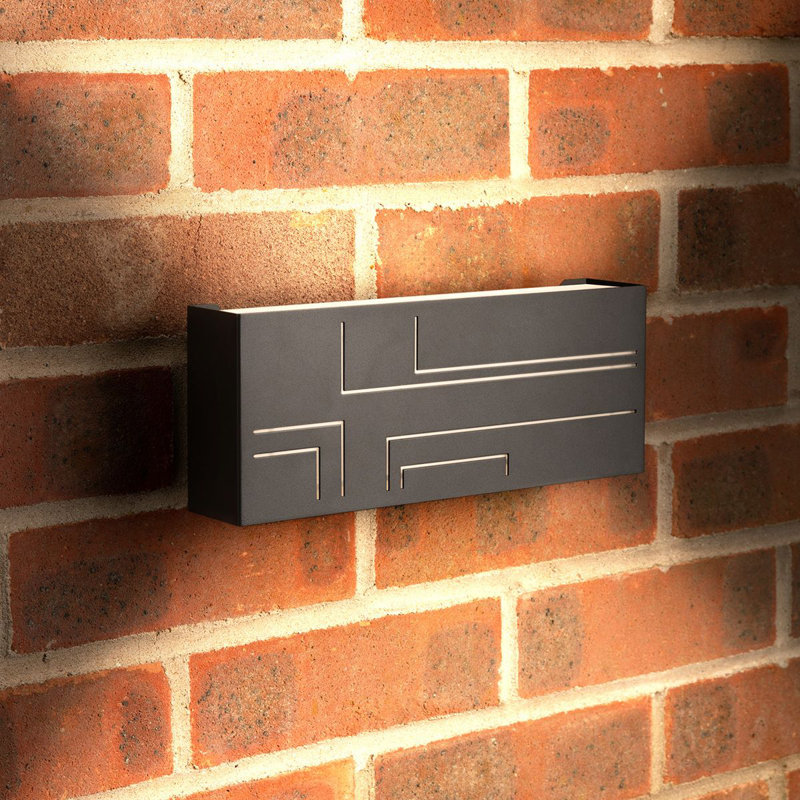 10.6cm H Integrated LED Outdoor Sconce