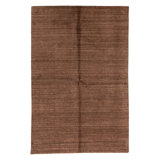 Hand Knotted Area Rug in Brown