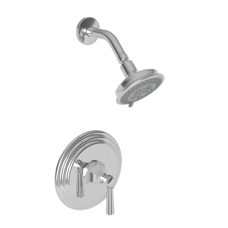 Metropole Balanced Pressure Shower Trim Set with Shower Head, Polished Nickel