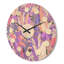 Horloge murale fantaisie en bois-63892530