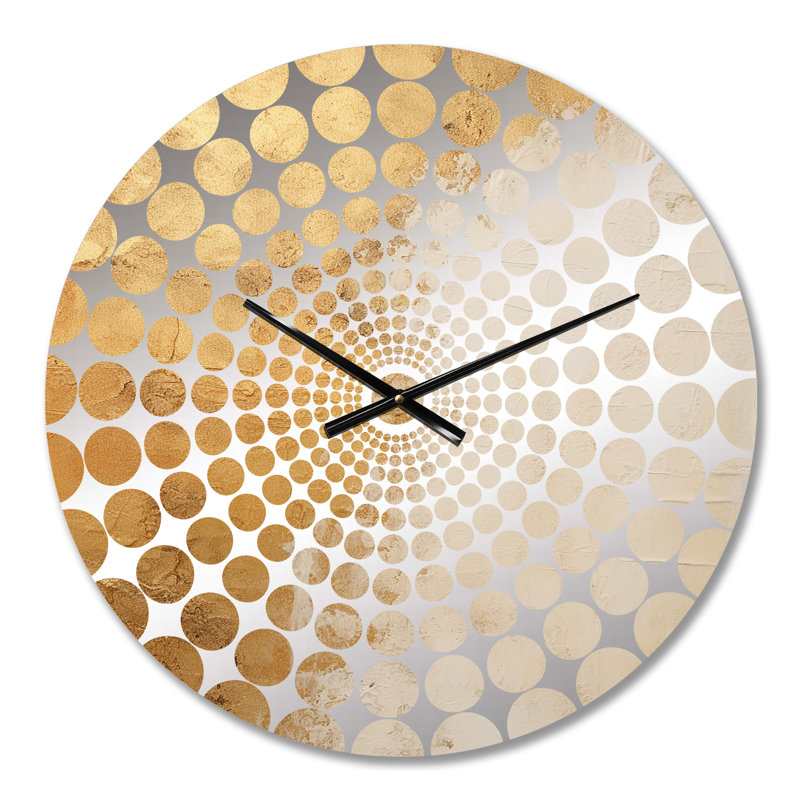 Abstract Split - Abstract Shapes Wall Clock, Small