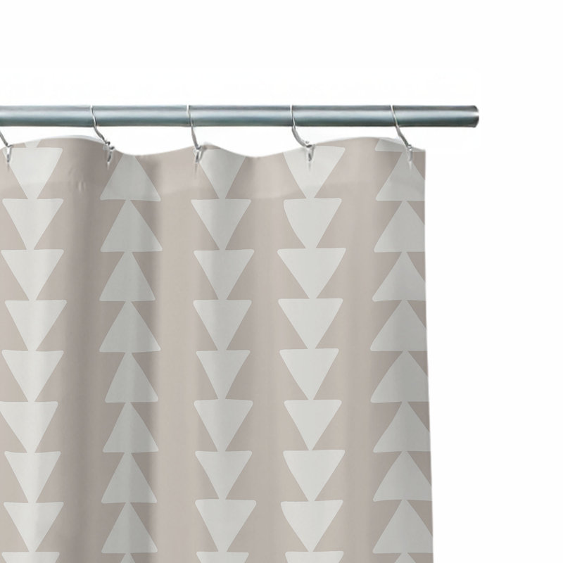 Rideau de douche Tribal Arrows, Taupe Geometric 8