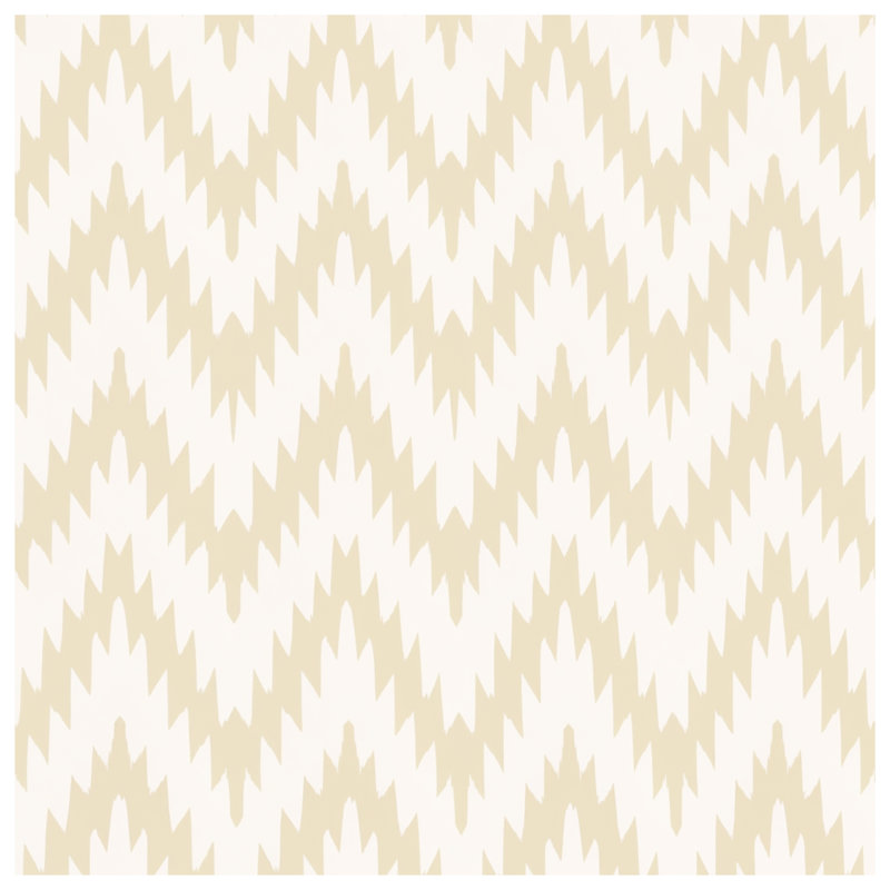 Rideaux de douche beige à motif zigzag très long, 70in W x 72in H