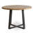 Damico Round Solid Wood Top Metal Base Dining Table-964054734-964054721