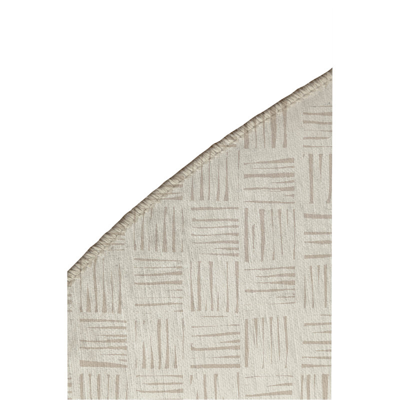 Lash Locked Non-Slip Outdoor Rug, Round 5'