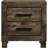Rustic Brown 2-Drawer Nightstand