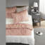 Ensembles de literie à motif floral douillet, polyester rose, design chic et romantique pour un confort toutes saisons