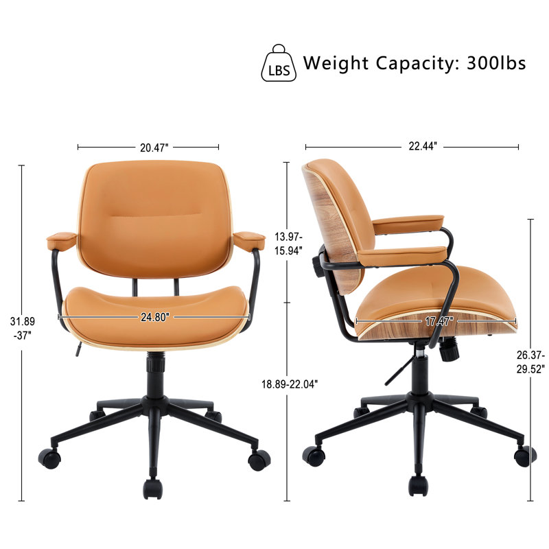 Task Chair, Brown