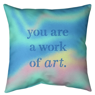 Coussin de sol œuvre d’art
