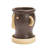 Stoneware Face Planter with Saucer