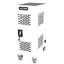 Armoire de chargement verrouillable à 16 compartiments pour ordinateur portable, Chromebook - Blanc