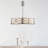 Wiggins 3 - Light Dimmable Drum Chandelier