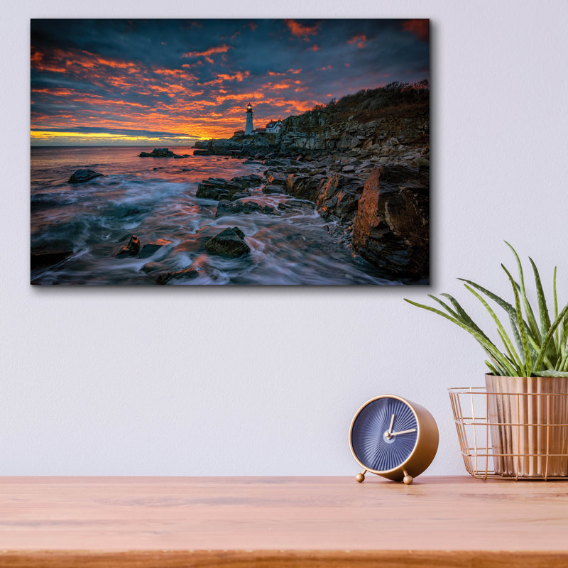 Art mural en verre Highland Dunes, H 12 po x l 16 po x P 0,13 po