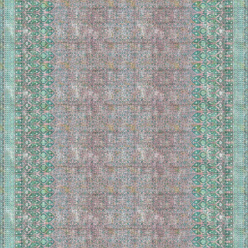 Tissu de repose-pieds imaginaire, Vert
