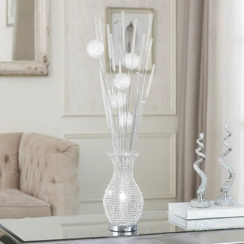 Lampe sur pied chromée 62,5 po Lular