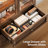 71'' Tall Full Wood Arched Storage Cabinet Adjustable Shelves Bookcase With LED Lights-1701483663